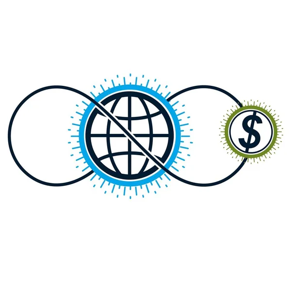 Koncepcyjne logo firmy — Wektor stockowy