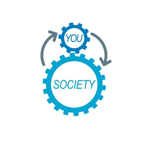 Social Relations conceptual logo