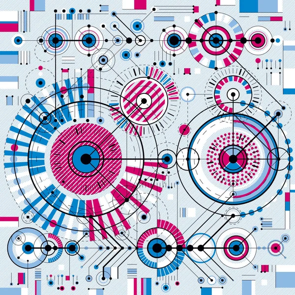 Technical plan, engineering draft — Stock Vector