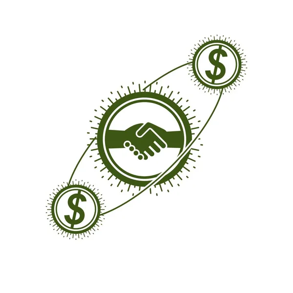 Logo conceptuel d'entreprise — Image vectorielle