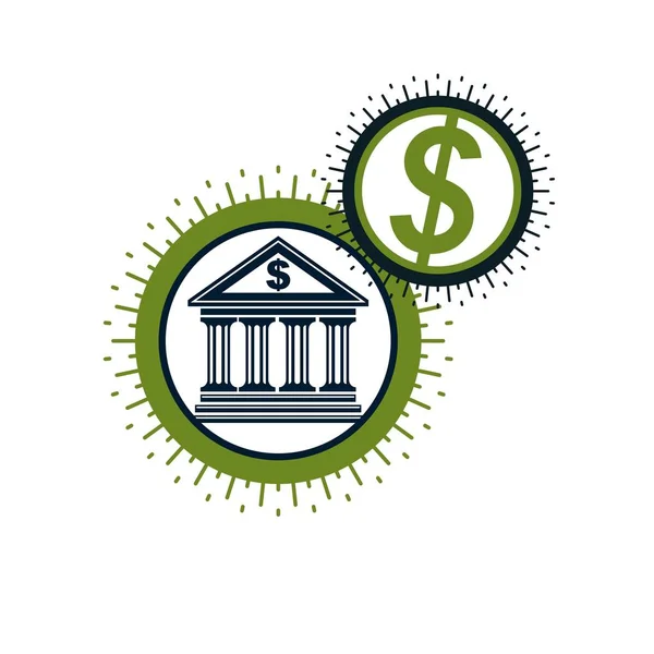 Logo conceptual de negocios — Vector de stock