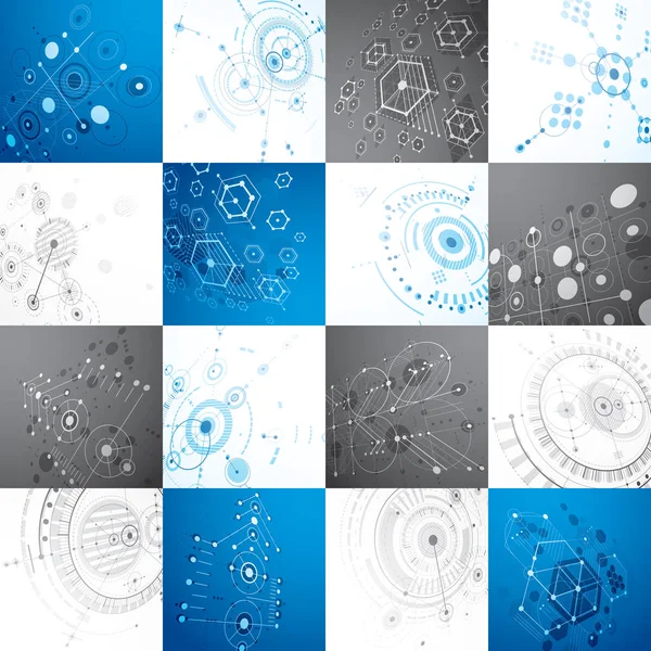 Ensemble de fonds d'écran modulaires — Image vectorielle