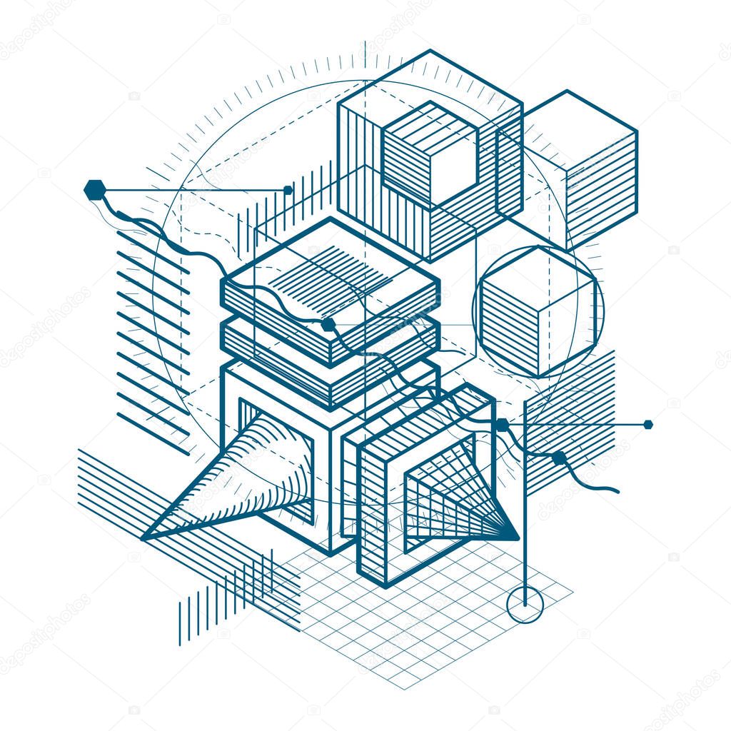 Engineering three dimensional construction