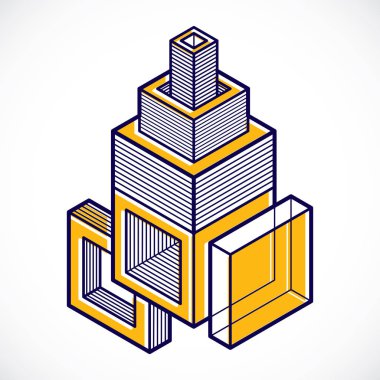 izometrik kafes şekiller ve resimler