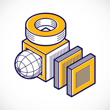 izometrik kafes şekiller ve resimler