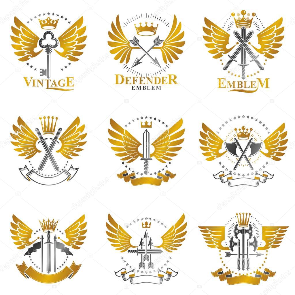 Heraldic Coat of Arms logos