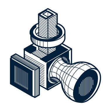 izometrik kafes şekiller ve resimler