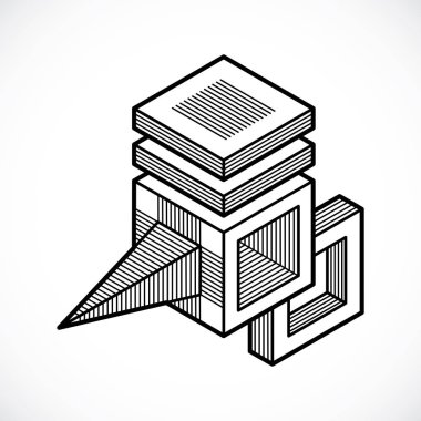 izometrik kafes şekiller ve resimler