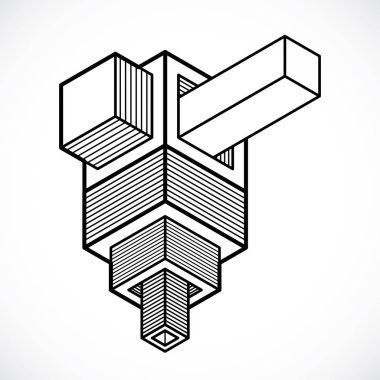 izometrik kafes şekiller ve resimler