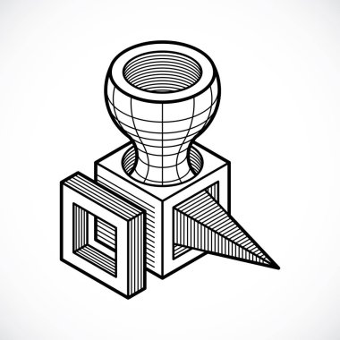 izometrik kafes şekiller ve resimler