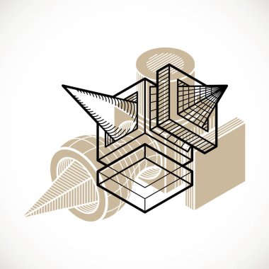 izometrik kafes şekiller ve resimler