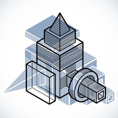 izometrik kafes şekiller ve resimler