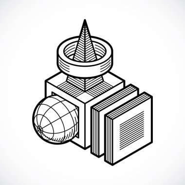 izometrik kafes şekiller ve resimler