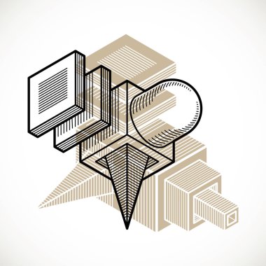 izometrik kafes şekiller ve resimler