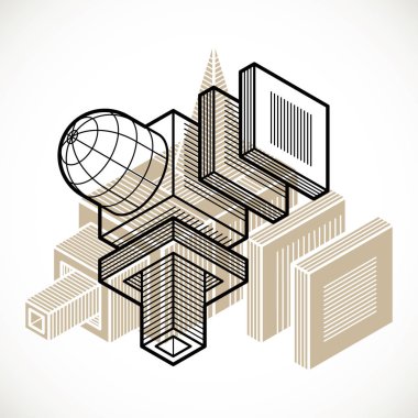 izometrik kafes şekiller ve resimler