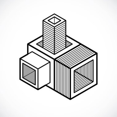 izometrik kafes şekiller ve resimler