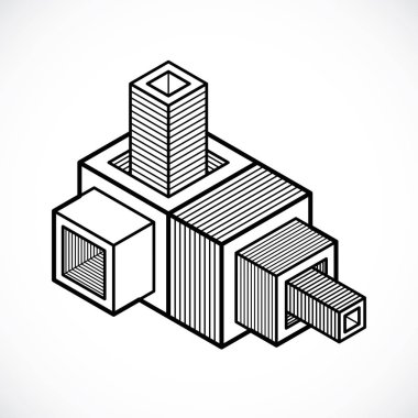 izometrik kafes şekiller ve resimler