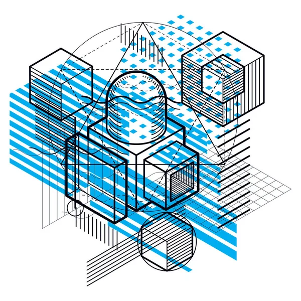 izometrik kafes şekiller ve resimler