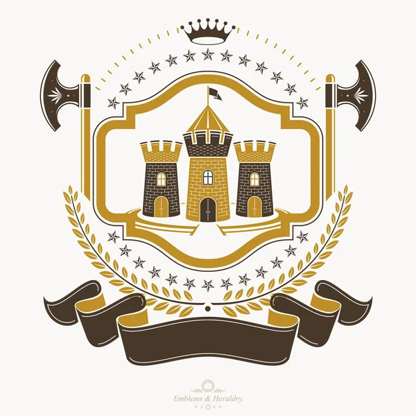 Collection of Coat of Arms — Stock Vector