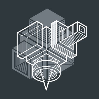 izometrik kafes şekiller ve resimler