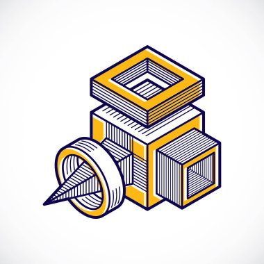 izometrik kafes şekiller ve resimler