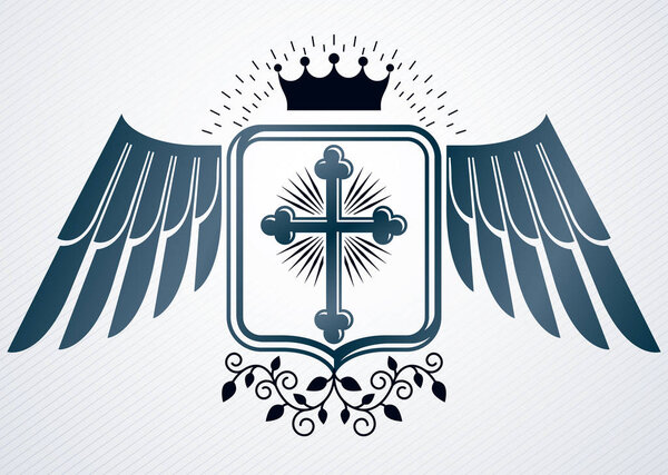 Heraldic emblem icon