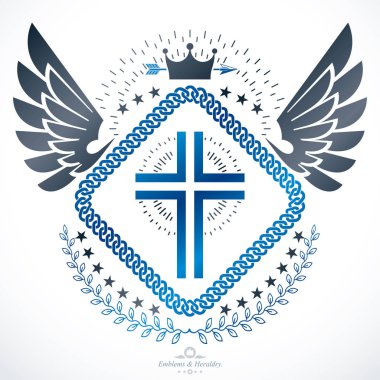 Hanedan vintage amblem tasarımı