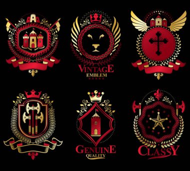 Hanedan dekoratif arması topluluğu