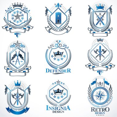 Hanedan dekoratif arması topluluğu