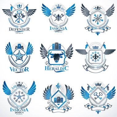 Hanedan dekoratif arması topluluğu