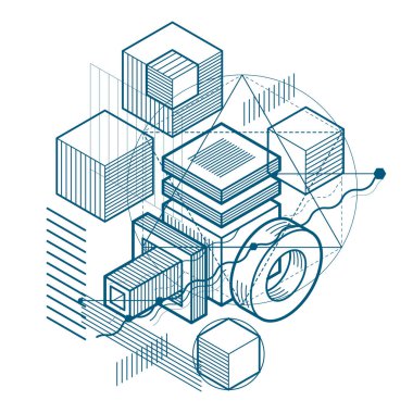 soyut geometrik şekil