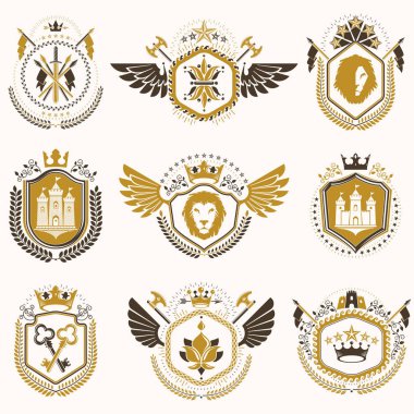 Hanedan dekoratif arması topluluğu