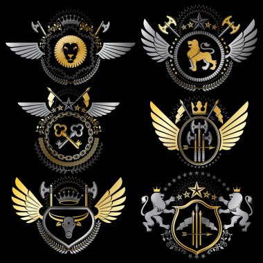 Hanedan dekoratif arması topluluğu