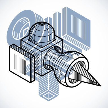 soyut geometrik şekil