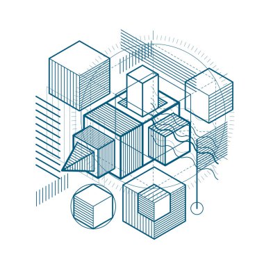 soyut geometrik şekil