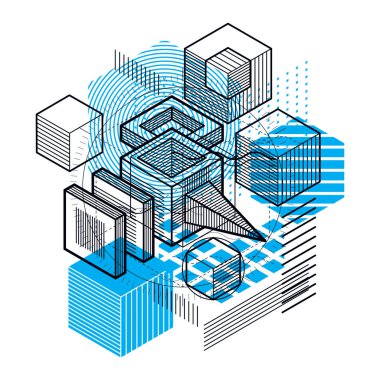 soyut geometrik şekil