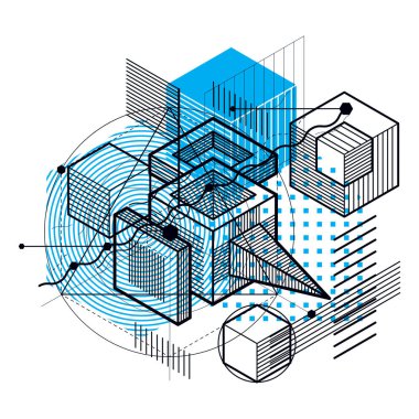 soyut geometrik şekil