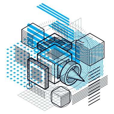 soyut geometrik şekil