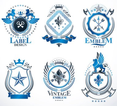 Hanedan dekoratif arması topluluğu