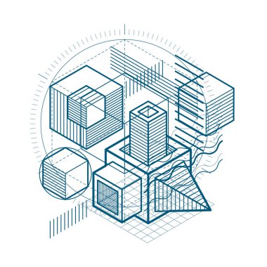 soyut geometrik şekil