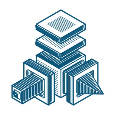 soyut geometrik şekil