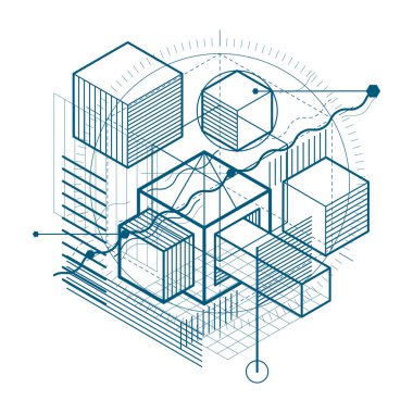 soyut geometrik şekil