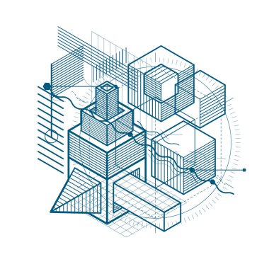 soyut geometrik şekil