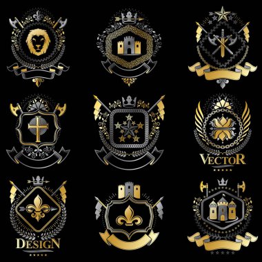 Hanedan dekoratif arması topluluğu