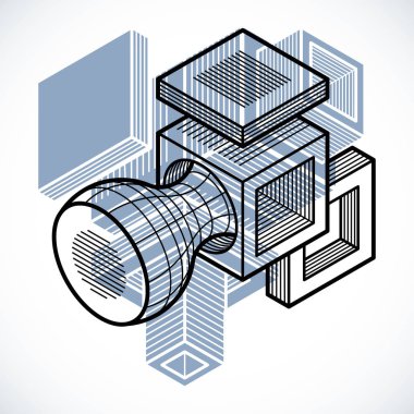 soyut geometrik şekil