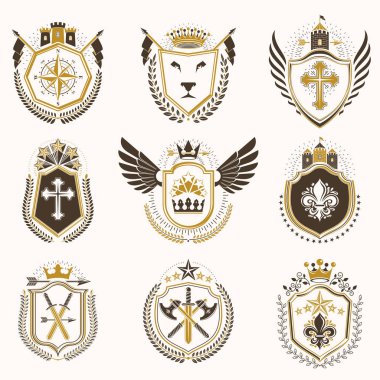 Hanedan dekoratif arması topluluğu