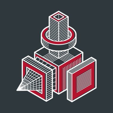 soyut geometrik şekil