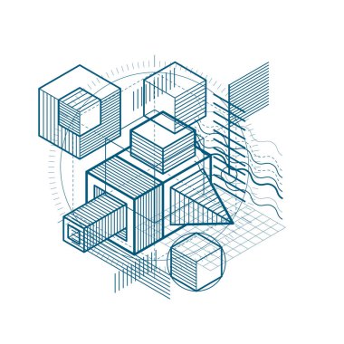 soyut geometrik şekil