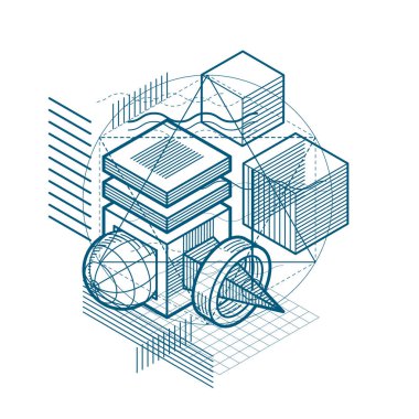 soyut geometrik şekil