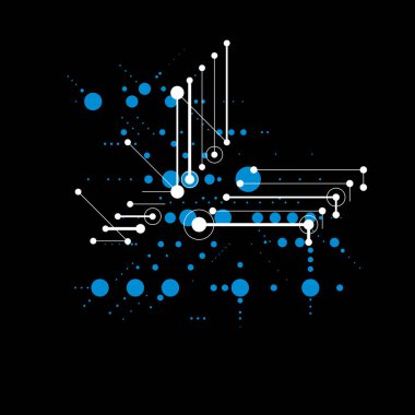 Modüler soyut Bauhaus arka plan